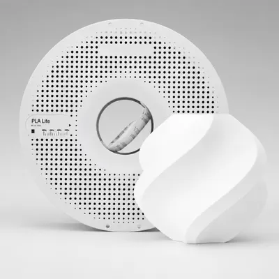 Filamento BAMBULAB 1kg PLA Lite (Com Carretel) Cor: Branco