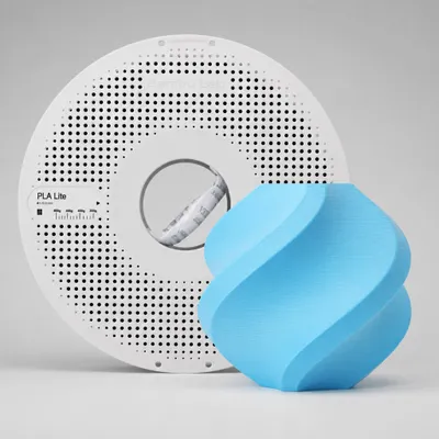 Filamento BAMBULAB 1kg PLA Lite (Com Carretel) Cor: Ciano