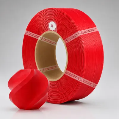 Filamento BAMBULAB 1kg PLA Lite (Refil) Cor: Vermelho