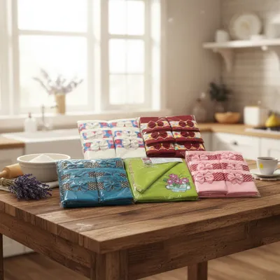 Jogo de cozinha 17peças forro 6 cadeiras