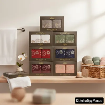 Jogo de banho 5 peças Veneza