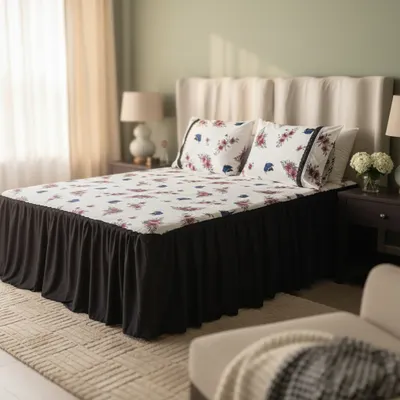 Colcha babado Super King