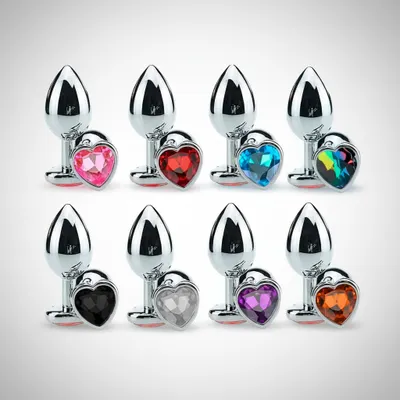 Plug Anal Tamanho Médio em Formato Coração MyVib