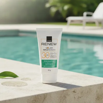 Protetor Solar Facial Renew Avon SPF30