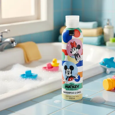 Shampoo 2 em 1 Mickey e Amigos