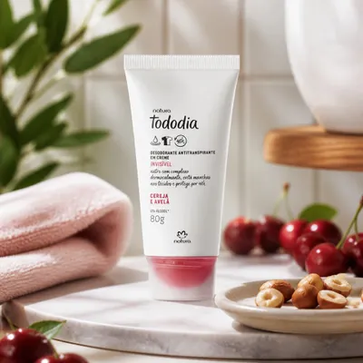 Desodorante  em Creme Tododia Cereja e Avelã – 80g