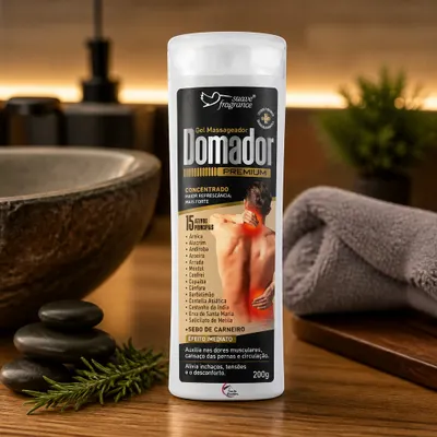 Gel Massageador Domador Premium Concentrado 200g - Suave Fragrance