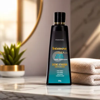 Creme Ativador de Cachos com Gelatina Intensive Abelha Rainha 300g