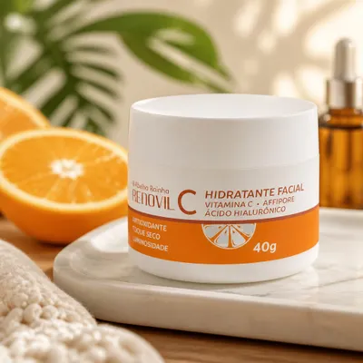 Hidratante Facial Toque Seco Renovil C Abelha Rainha 40g