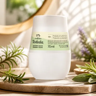 Roll-On Natura Tododia Alecrim e Salvia 