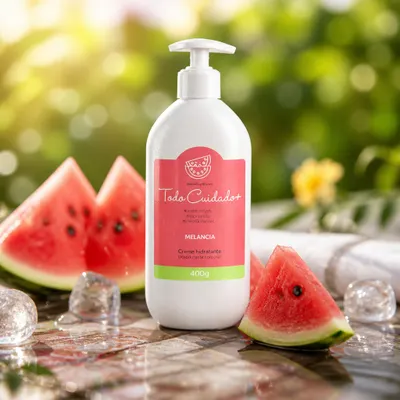Hidratante Desodorante Corporal Melancia Todo Cuidado Mais Abelha Rainha 400g