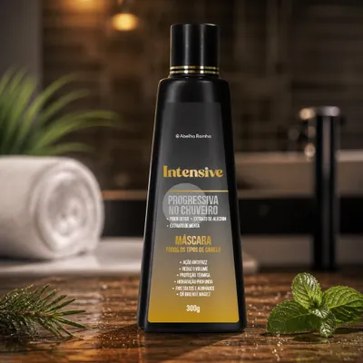 Máscara Capilar Progressiva no Chuveiro Intensive Abelha Rainha 300g