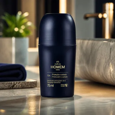 Desodorante antitranspirante roll-on natura homem tato - 75 ml - Natura Homem
