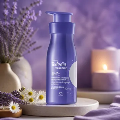 Creme Noturno Para o Corpo Tododia Todanoite Camomila e Lavanda