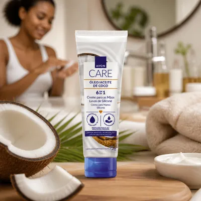 Creme  para Mãos Silicone Coco 75g