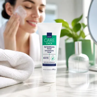 Gel Esfoliante Facial 80g  - AVON CARE