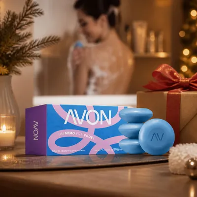 Presente Avon Sabonete Cremoso Flores Exoticas