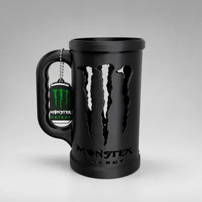 Caneca Porta Lata Monster