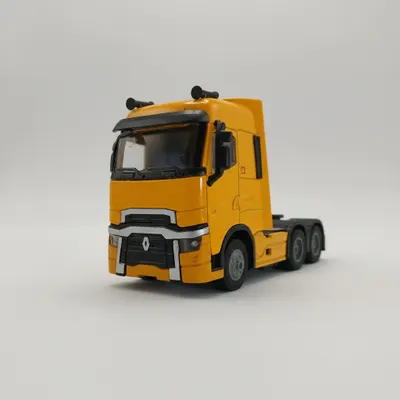 Miniatura de Caminhão Amarelo Renault 