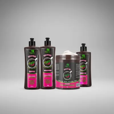 Kit profissional capilar Café com Pimenta (Hábitos Cosméticos)