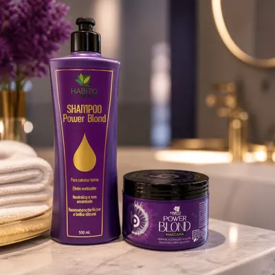 Kit profissional matizador Power Blond