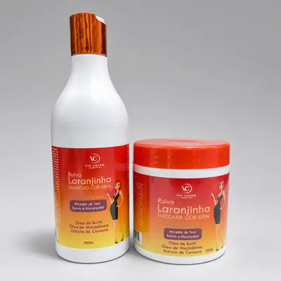 Kit Capilar  Profissional Matizador Ruivo Laranjinha