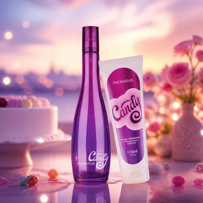 Conjunto Candy: Perfume e Loção
