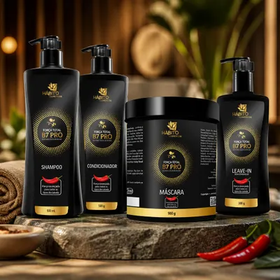 Kit profissional capilar Força Total B7PRO▶️Marca Hábitos cosméticos 