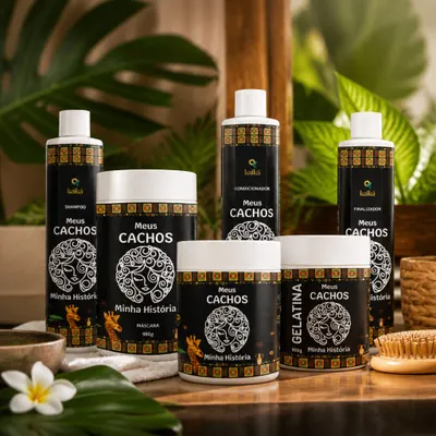 Kit profissional capilar Meus Cachos _Kaiká Cosméticos 