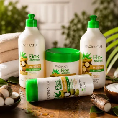 Kit Capilar Fios Mandioca _ Fascinatus Cosméticos 
