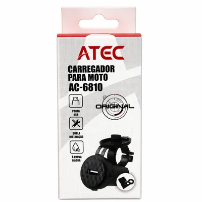 Carregador para Moto Guidom  AC-6810 ATGC