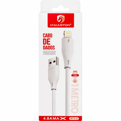 Cabo de Dados USB Lightning 1m Branco
