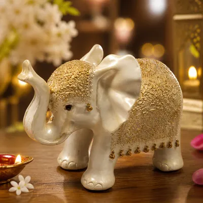 ESTÁTUA ELEFANTE  INDIANO - G 