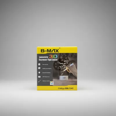 Luminária 3D para personalização a laser