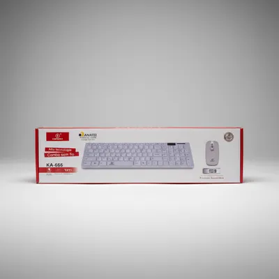 Teclado + Mouse sem fio Kapbom