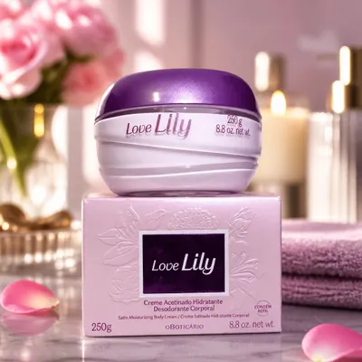 Creme Acetinado Hidratante Love Lily
