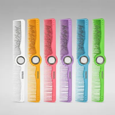 Pentes de Cabelo Coloridas 7 Peças