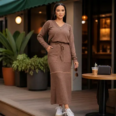 Conjunto Bárbara Saia Longa