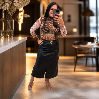 Blusa Tule Estampada