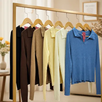 Tricot Lili Modal Gola Polo