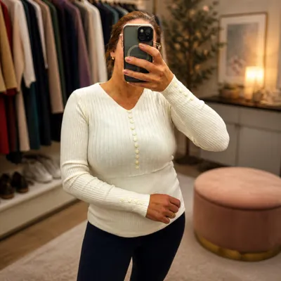 Tricot Gil Botões 