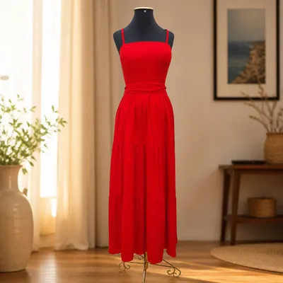 Vestido Poliana Longo