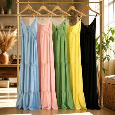 Vestido Mel Longo