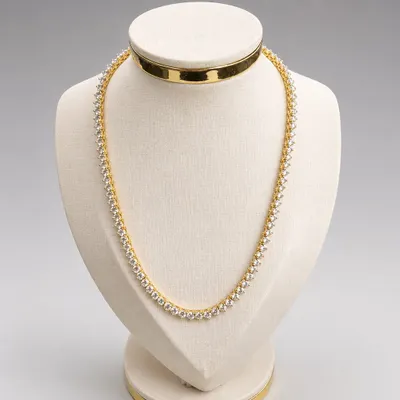 Colar Riviera 4mm Ouro 
