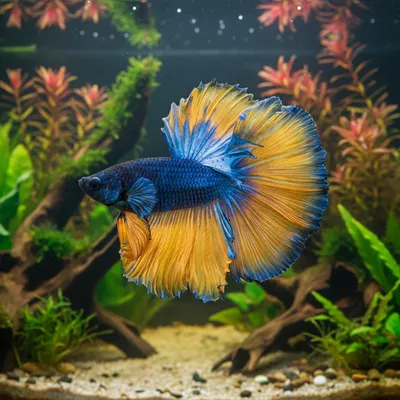 Betta Macho Mostarda Blue