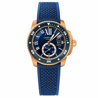 Cartier Calibre Blue Rose