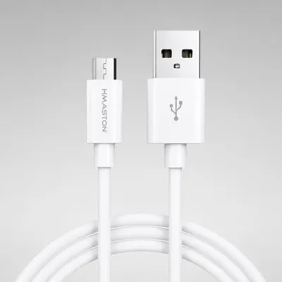 Cabo USB para Micro USB V8 H’Maston HB16-1 - 1 Metro 6A Turbo Carregamento Rápido
