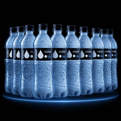 Água Mineral com Gás Crystal 500 ml