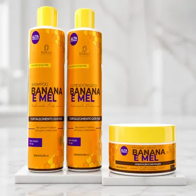 Banana e Mel Kit Capilar Biorely