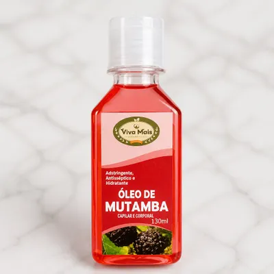 Óleo capilar e corporal de Mutamba viva Mais 130ml